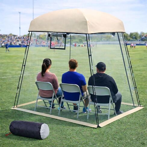 Sports Tent Fits 2-4 Persons,Waterproof Sport Tents Shelter, 6.2FT Height Portable Clear Bubble Tent, Weather Pod for Sports Watching,Camping and Outdoor Activities in Saudi Arabia