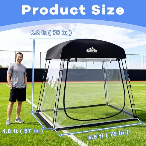 Sports Tent Fits 2-4 Persons,Waterproof Sport Tents Shelter, 6.2FT Height Portable Clear Bubble Tent, Weather Pod for Sports Watching,Camping and Outdoor Activities in Saudi Arabia