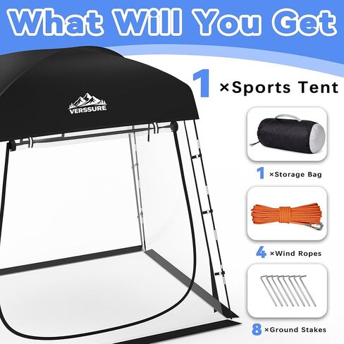 Sports Tent Fits 2-4 Persons,Waterproof Sport Tents Shelter, 6.2FT Height Portable Clear Bubble Tent, Weather Pod for Sports Watching,Camping and Outdoor Activities in Saudi Arabia