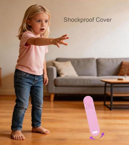 Silicone Remote Case for Nex Playground Game System, Protective (Anti-Slip) Shockproof Lightweight Remote Cover, Pink in Saudi Arabia