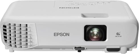 جهاز عرض Epson EX3290 3-Chip 3LCD WXGA، سطوع ألوان عالي 4000 لومن، سطوع أبيض 4000 لومن، 2x HDMI، مكبر صوت مدمج (متجدد) in Kuwait