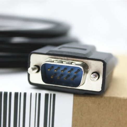 كابل ذكر MD8 8-pin ذكر إلى DB9 9-pin Male للوحة اللمس Mitsubishi GT11/GT15 مع كابل FX3U/FX2N/FX1N GT01-C30R4-8P RS422 كابل بيانات التحكم في البرمجة - 1.8 متر in Kuwait