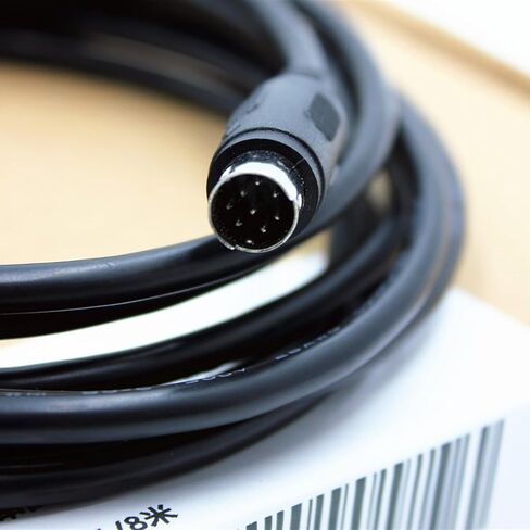 كابل ذكر MD8 8-pin ذكر إلى DB9 9-pin Male للوحة اللمس Mitsubishi GT11/GT15 مع كابل FX3U/FX2N/FX1N GT01-C30R4-8P RS422 كابل بيانات التحكم في البرمجة - 1.8 متر in Kuwait