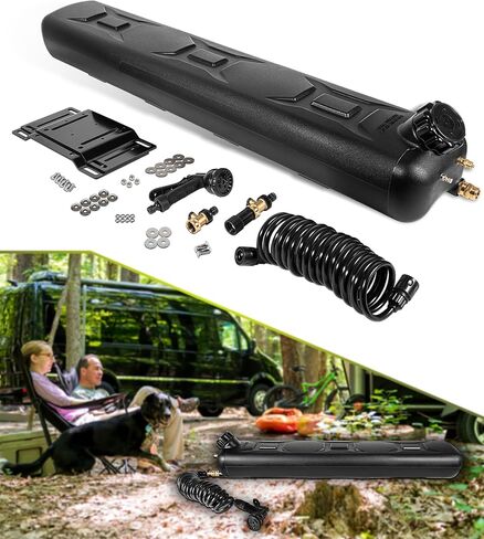 Portable 8-Gallon Pressurized Water Tank for Camping Showers, Roof-Rack Shower, Overlanding, Water Storage & Outdoor Activities Water Supply - Roof Rack Mount for Trucks & Off Road Vehicles in Saudi Arabia