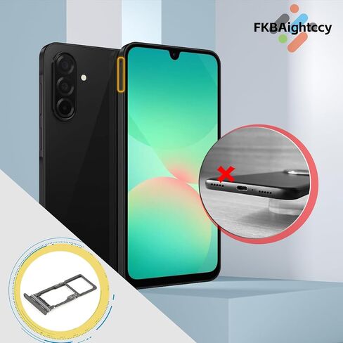 2PCS Sim Card Tray for Samsung Galaxy A26 5G A266E A266B A266U SD Card Tray for Samsung Galaxy A26 5G Slot Holder Replacement with Open Eject Pin in Saudi Arabia