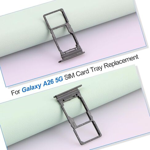 2PCS Sim Card Tray for Samsung Galaxy A26 5G A266E A266B A266U SD Card Tray for Samsung Galaxy A26 5G Slot Holder Replacement with Open Eject Pin in Saudi Arabia