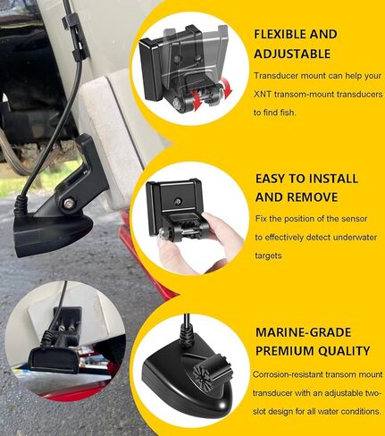 XNT-9-HW-T Transom Temperature Transducer for Humminbird Helix 5/7/8/9/10/12 with Dual Spectrum Chirp Sonar 710274-1, 20 Feet Cable Length MEGA Imaging Shallow to Deep Water in Saudi Arabia