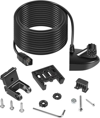 XNT-9-HW-T Transom Temperature Transducer for Humminbird Helix 5/7/8/9/10/12 with Dual Spectrum Chirp Sonar 710274-1, 20 Feet Cable Length MEGA Imaging Shallow to Deep Water in Saudi Arabia