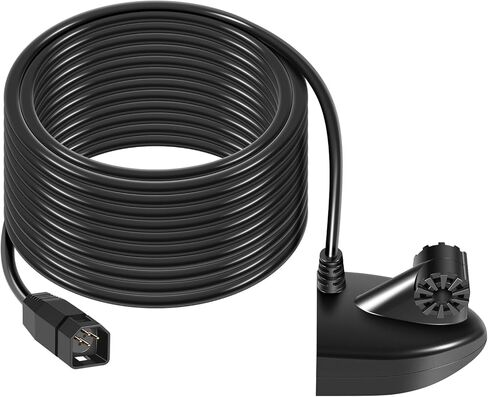 XNT-9-HW-T Transom Temperature Transducer for Humminbird Helix 5/7/8/9/10/12 with Dual Spectrum Chirp Sonar 710274-1, 20 Feet Cable Length MEGA Imaging Shallow to Deep Water in Saudi Arabia