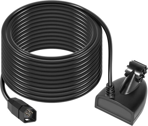 XNT-9-HW-T Transom Temperature Transducer for Humminbird Helix 5/7/8/9/10/12 with Dual Spectrum Chirp Sonar 710274-1, 20 Feet Cable Length MEGA Imaging Shallow to Deep Water in Saudi Arabia