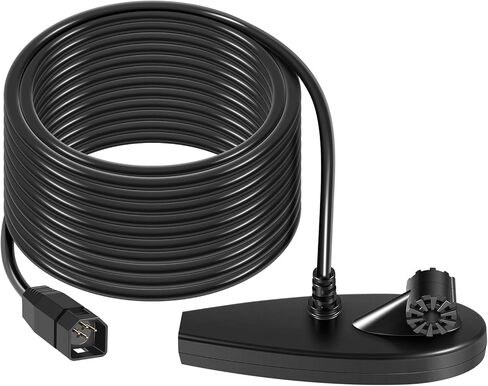 710226-1 XNT 9 DI T لمحول طاقة Humminbird Helix Transom مع سونار مزدوج الشعاع وتصوير لأسفل - 200/455 كيلو هرتز، مع محول طاقة مثبت على درجة الحرارة، أسود in Saudi Arabia