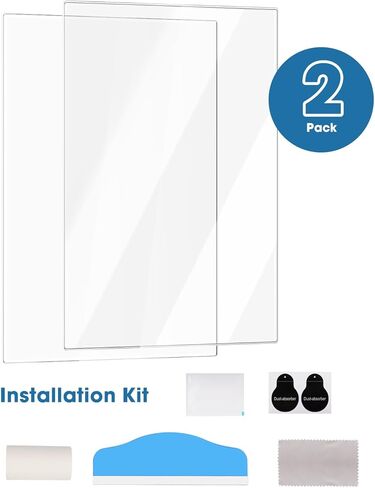 Tiga 2-Pack Screen Protector Film for Skylight Calendar Max 27-Inch, Flexible Soft Clear Protective Film, Touchscreen Compatible, Easy Install Kit Included in Saudi Arabia