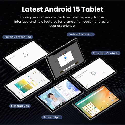 2026 Tablet,10.1 Inch Android 15 Tablets with Gemini AI, Tablet Octa-Core, 16GB RAM+1TB Expand, 2+8MP Camera, BT5, Tablets PC 2.4/5G WiFi 6,1080 IPS FHD Screen, Tablets Android Gifts for Men Women in Saudi Arabia