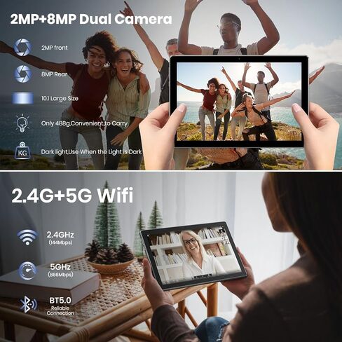 2026 Tablet,10.1 Inch Android 15 Tablets with Gemini AI, Tablet Octa-Core, 16GB RAM+1TB Expand, 2+8MP Camera, BT5, Tablets PC 2.4/5G WiFi 6,1080 IPS FHD Screen, Tablets Android Gifts for Men Women in Saudi Arabia