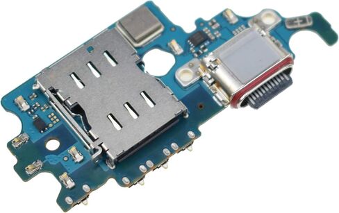 USB Type-C 2.0 USA Version Charger Port with Nano SIM Card and Microphone Replacement for Samsung Galaxy S21 5G SM-G991U【fit Verizon Phone】 in Saudi Arabia