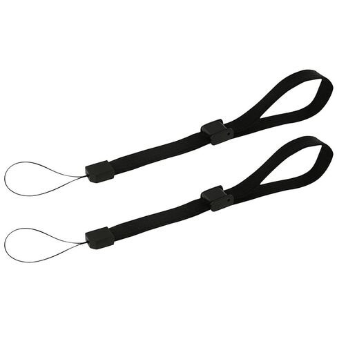 2 x Black Hand Wrist Strap Wristband for Sony PSP 1000 2000 3000 Go PS Vita PS3 Move Cameras, NDSL NDSI DS Lite DSi XL 2DS 3DS XL Wii Remote Wii U, MP3 Music Players in Saudi Arabia