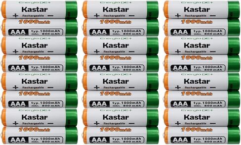 Kastar 2 Pcs Battery Replacement for Panasonic KX-TGC222S TGC223S TGC224S TGC225S TGC226S TGC350 TGC350B TGC352 TGC352B TGC360 TGC362 TGC362B TGC380 TGC382 TGC383 TGC384 TGD210 TGD210N TGD212 TGD212N in Saudi Arabia