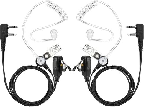 BAOFENG Walkie Talkies Earpiece with Mic Radio Earpiece for Radio earpiece UV-5R & BF-888S, 2-Pin Headset with Mic, Compatible with BF-F8HP, AR-152, UV-17R, UV-21R, DM-32 Two Way Radio(2 Pack) in Saudi Arabia