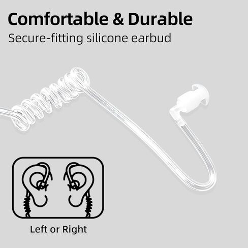 BAOFENG Walkie Talkies Earpiece with Mic Radio Earpiece for Radio earpiece UV-5R & BF-888S, 2-Pin Headset with Mic, Compatible with BF-F8HP, AR-152, UV-17R, UV-21R, DM-32 Two Way Radio(2 Pack) in Saudi Arabia