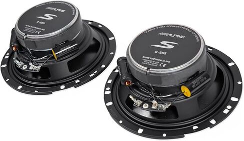 Pair ALPINE S-S65 240 Watt 6.5" Coaxial+Pair S-S65C Component Car Speakers in Saudi Arabia