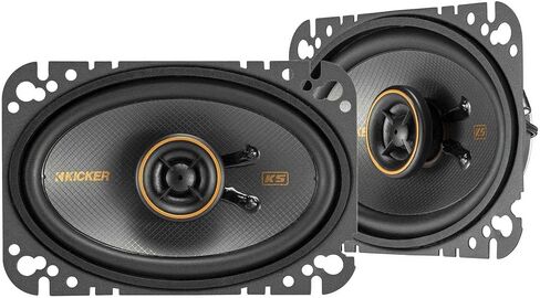 KICKER 51KSS6504 KS-Series 6.5" Component System with 1" tweeters w/ 51KSC4604 4x6 Coaxial Bundle in Saudi Arabia