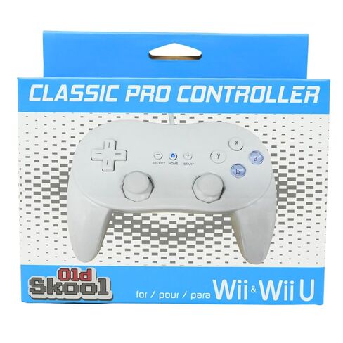 Old Skool Wii Classic Pro Controller for Wii and WiiU White in Saudi Arabia