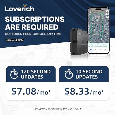 Magnetic GPS Tracker for Vehicles, Tracking Devices for Cars Hidden, Up to 7 Months Battery Life, IP67 Waterproof, Real-Time 4G LTE Assets & Car Tracking Device, Unlimited Range, Subscription Required in Saudi Arabia