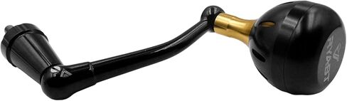 76mm Power Handle Compatible with Penn Spinfisher VII 5500-6500 LC V VI Slammer III IV Reel, Black 42mm Round Knob Japanese NMB Bearings, No Drill 10 Sec Install in Saudi Arabia