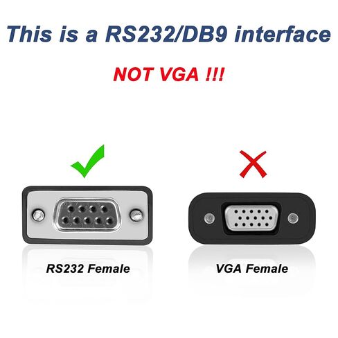 كابل محول تسلسلي أنثى من USB إلى RS-232 DB9، كابل محول تسلسلي USB 2.0 ذكر إلى RS232 Com أنثى DB9 (1.8 متر) in Saudi Arabia