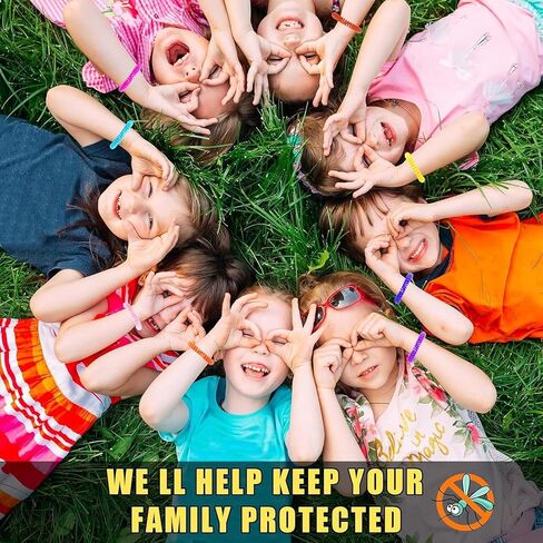 48 Pack Mosquito Repellent Bracelets with 60 Mosquito Repellent Patches, Individually Wrapped Mosquitoes Bracelets Stickers for Camping Swimming Outdoor Indoor, Deet Free in Saudi Arabia