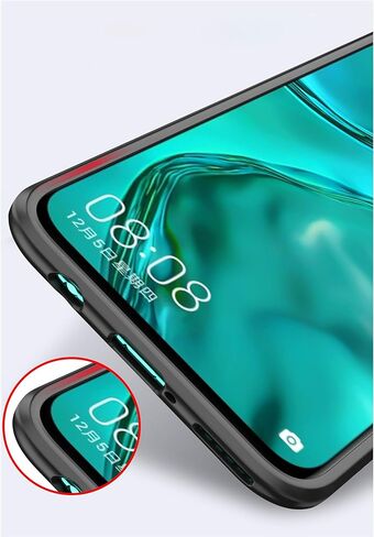 حافظة SORAKA شفافة لهاتف هواوي P40 لايت 4G مع حامل حلقي، حافظة نحيفة وغطاء صلب شفاف من البولي كربونات لهاتف هواوي P40 لايت 4G مع لوحة معدنية لحامل هاتف السيارة المغناطيسي in Kuwait