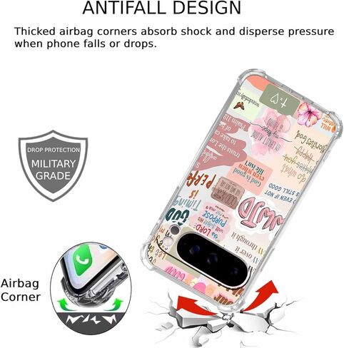 Case for Google Pixel 10 Pro XL with Christian Design,Jesus Bible Verse Collage,Clear Slim Soft TPU Bumper Phone Cover,6.8"(Christian,P10XL) in Saudi Arabia