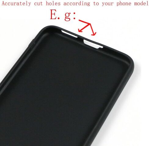 Case for Samsung Galaxy F07 (6.7") Phone Case + Screen Protector -Cover Shell Soft Silicone Black Protective case Bumper add Belt Tempered Glass 9H Hardness -Romantic Classic in Saudi Arabia