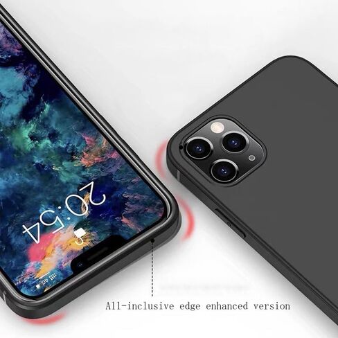 Case for Samsung Galaxy F07 (6.7") Phone Case + Screen Protector -Cover Shell Soft Silicone Black Protective case Bumper add Belt Tempered Glass 9H Hardness -Romantic Classic in Saudi Arabia
