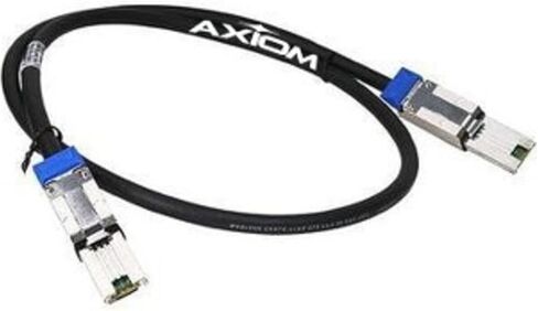 Axiom Memory - 716189-B21-AX SAS Internal to External Cable - 4 X Mini SAS HD (SFF-8643) (M) to 26 Pin 4X Shielded Mini Multilane SAS (SFF-8088) (M) - 3.ft - for HP H241, HPE Modular Smart in Saudi Arabia