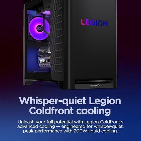 Lenovo Legion Tower 5i Gen 10 Gaming Desktop PC, Intel Core Ultra 7 265F, NVIDIA GeForce RTX 5070 16GB GDDR7, 32 GB DDR5 5600MHz, 2 TB SSD, Windows 11 Pro, 3 Months of PC GamePass, Accessories in Saudi Arabia