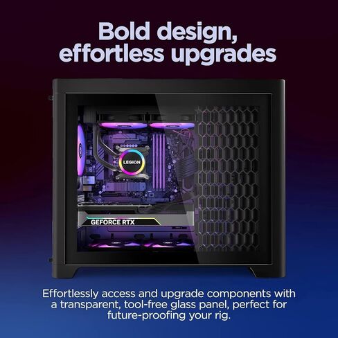 Lenovo Legion Tower 5i Gen 10 Gaming Desktop PC, Intel Core Ultra 7 265F, NVIDIA GeForce RTX 5070 16GB GDDR7, 32 GB DDR5 5600MHz, 2 TB SSD, Windows 11 Pro, 3 Months of PC GamePass, Accessories in Saudi Arabia