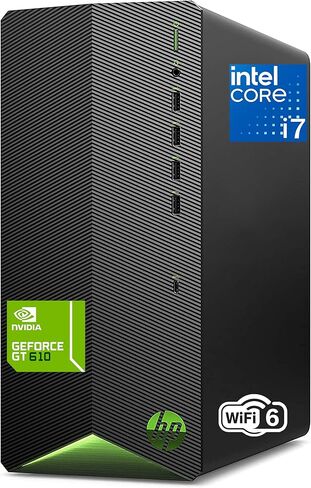 HP 2026 Desktop Tower Computer for Home Office Student, Intel i7-11700F 8-Core, 16GB DDR4 RAM, 512GB PCIe SSD, WiFi 6, Keyboard & Mouse, Windows 11 Home-Ready for Work, Business Family Use, Jet Black in Saudi Arabia