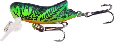 Fishing Lure 6 Cricket Topwater Crankbait for Freshwater Saltwater Bass Trout Perch Bream Bluegill Crappie By West Fork Woods and Waters LLC in Saudi Arabia