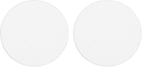 MECCANIXITY Universal 6 Inch Speaker Grills Cover Without Frame, White Metal Speaker Grills Mesh Subwoofer Mesh Cover Guard Protector for Car Home Audio, Pack of 2 in Saudi Arabia