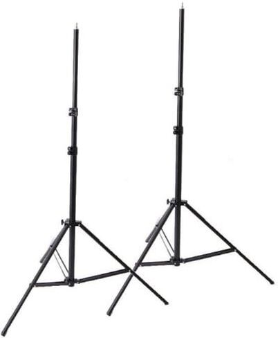 ePhoto 10 x 12 ChromaKey Green Screen Digital Photography Studio Video Lighting Kit with Background Stand and Case Kit by ePhotoInc H15-1012G in Saudi Arabia