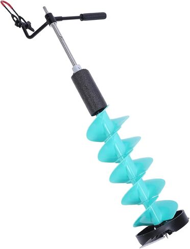 Asixxsix Ice Auger, 8in Rotation Diameter Electric Ice Auger Kit with Universal Adapter for Cordless Drill Spacer Sleeve/Shaft Extender Fishing Enthusiasts in Saudi Arabia