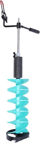 Asixxsix Ice Auger, 8in Rotation Diameter Electric Ice Auger Kit with Universal Adapter for Cordless Drill Spacer Sleeve/Shaft Extender Fishing Enthusiasts in Saudi Arabia