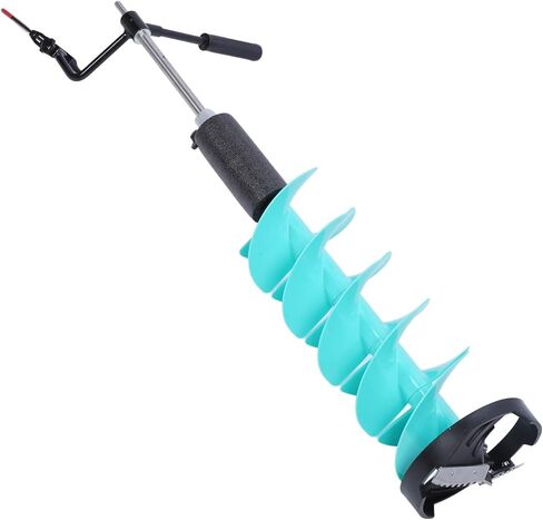 Asixxsix Ice Auger, 8in Rotation Diameter Electric Ice Auger Kit with Universal Adapter for Cordless Drill Spacer Sleeve/Shaft Extender Fishing Enthusiasts in Saudi Arabia
