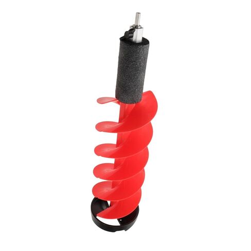 Ice Auger Drill Attachment Fast Cutting Metal Ice Fishing Drill Burrowing Tool for Winter Sports Outdoor Supplies Stainless Steel- 8 inch in Saudi Arabia