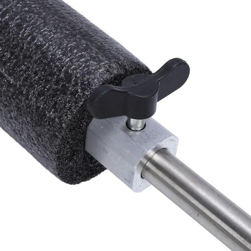 Asixxsix Electric Ice Auger, 18in 6in Lightweight Nylon Corless Ice Auger, Fishing Drill with Universal Adapter Water Float Design Vane/Wing Guards for Shallow Water in Saudi Arabia