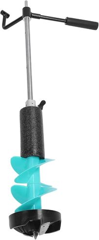 Electric Ice Fishing Auger Lightweight Nylon Corless with 50cm and Positioning Drill for Shallow Water Fishing Aluminum Alloy Hard Steel Construction in Saudi Arabia