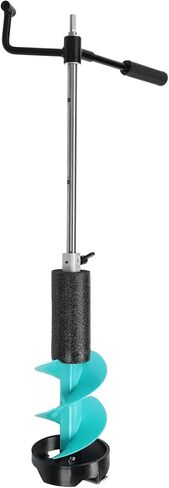 Electric Ice Fishing Auger Lightweight Nylon Corless with 50cm and Positioning Drill for Shallow Water Fishing Aluminum Alloy Hard Steel Construction in Saudi Arabia