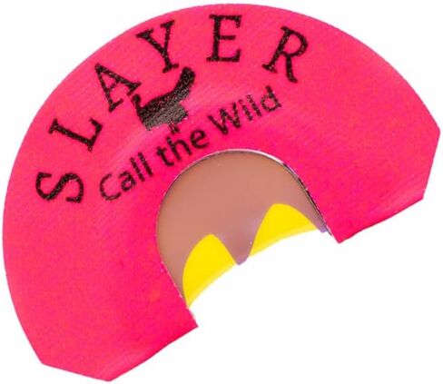 Quad Hen Turkey Call - 4 Reed Diaphragm Produces Multiple Hen Sounds | Unmatched Rasp & Realism for Yelps, Cutts & Clucks | Easy to Use Mouth Call | Made in the USA in Saudi Arabia