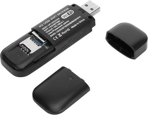 مودم واي فاي USB 4G LTE، نقطة اتصال محمولة عالية السرعة 150 ميجابت في الثانية للسفر مع فتحة لبطاقة SIM لأجهزة الكمبيوتر اللوحية وأجهزة الكمبيوتر المحمولة والهواتف الذكية in Saudi Arabia